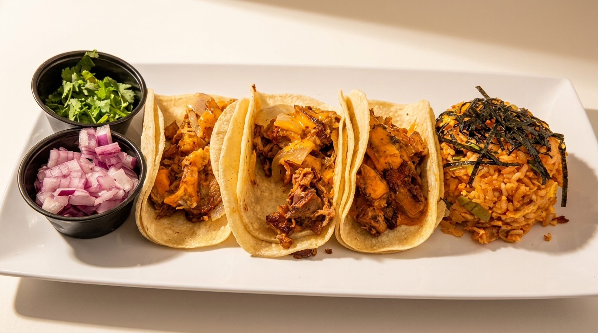 Korean fusion tacos