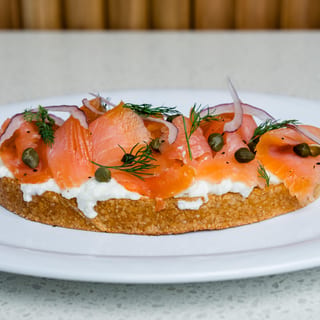 Smoked Steel Head Trout Toast