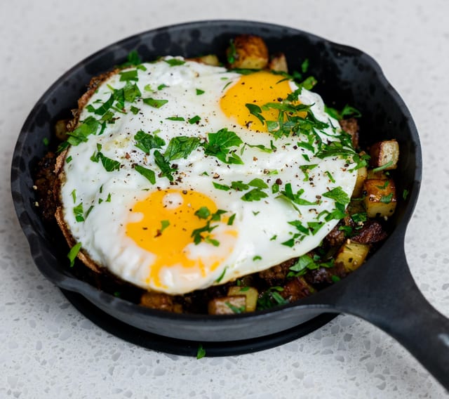Smoked Meatloaf Hash.
