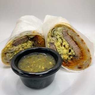 Smoked Brisket Breakfast Burrito