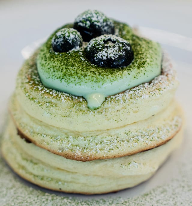 Matcha Soufflé Pancake.