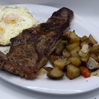 Kitch Steak and Eggs Plate